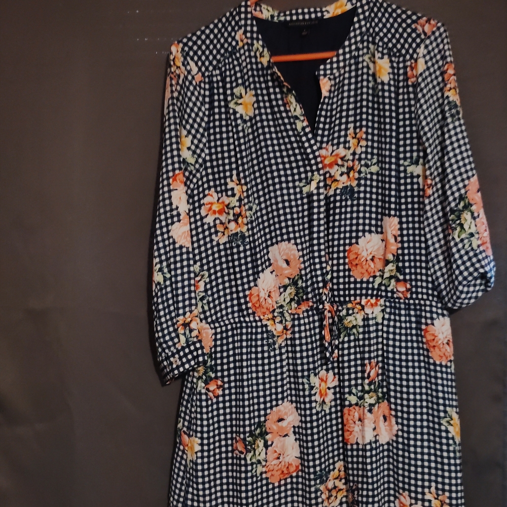 Signature Studio Black and White Floral Dress